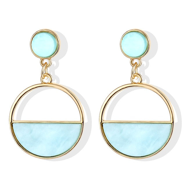 Fashion Statement Geometric Drop Earrings for Women