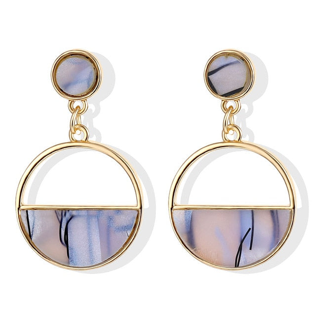 Fashion Statement Geometric Drop Earrings for Women