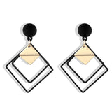 Fashion Statement Geometric Drop Earrings for Women