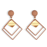 Fashion Statement Geometric Drop Earrings for Women