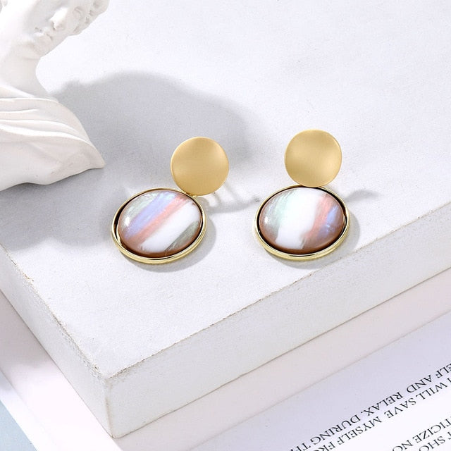 Fashion Statement Geometric Drop Earrings for Women