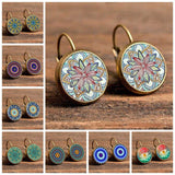 Boho Flower Drop Earrings For Women