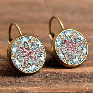 Boho Flower Drop Earrings For Women