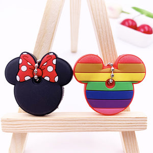 2Pcs Cute Cartoon Protective Silicone Key Case Cover For Women/Man