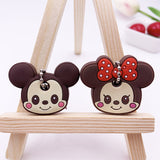 2Pcs Cute Cartoon Protective Silicone Key Case Cover For Women/Man