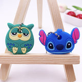 2Pcs Cute Cartoon Protective Silicone Key Case Cover For Women/Man