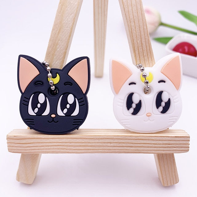 2Pcs Cute Cartoon Protective Silicone Key Case Cover For Women/Man