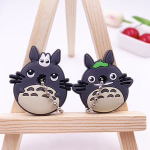 2Pcs Cute Cartoon Protective Silicone Key Case Cover For Women/Man