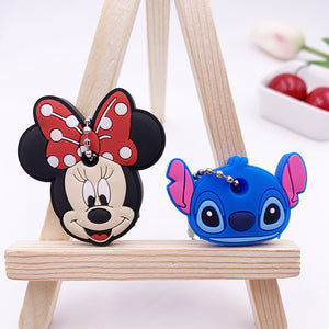 2Pcs Cute Cartoon Protective Silicone Key Case Cover For Women/Man