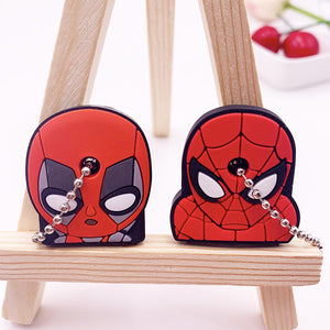 2Pcs Cute Cartoon Protective Silicone Key Case Cover For Women/Man