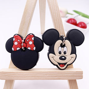 2Pcs Cute Cartoon Protective Silicone Key Case Cover For Women/Man