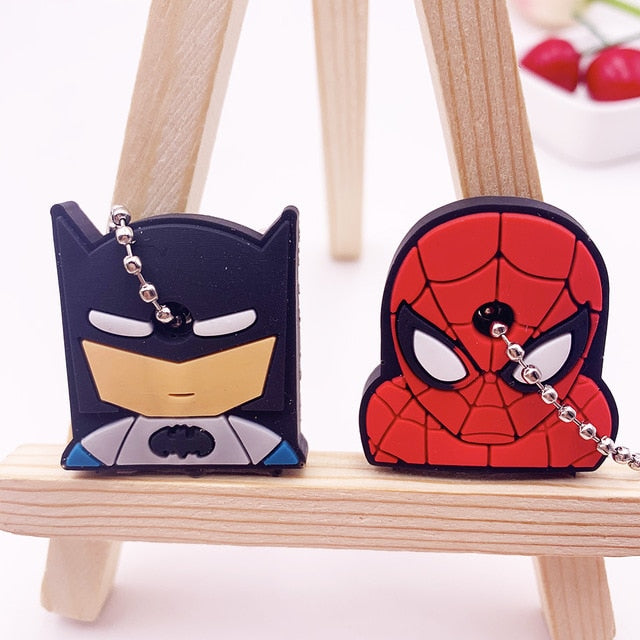 2Pcs Cute Cartoon Protective Silicone Key Case Cover For Women/Man