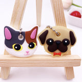 2Pcs Cute Cartoon Protective Silicone Key Case Cover For Women/Man