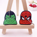 2Pcs Cute Cartoon Protective Silicone Key Case Cover For Women/Man