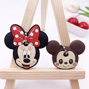 2Pcs Cute Cartoon Protective Silicone Key Case Cover For Women/Man