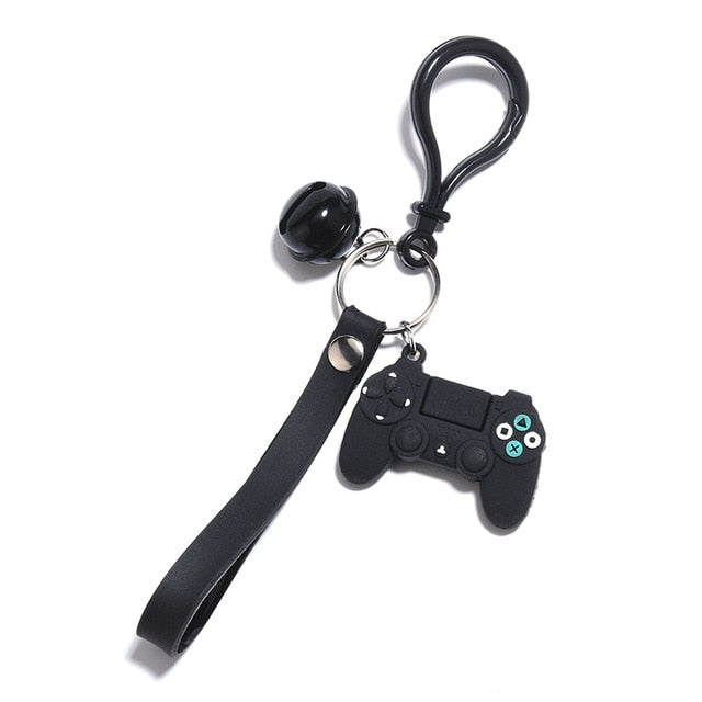 New creative personality simulation game keychain ring pendant