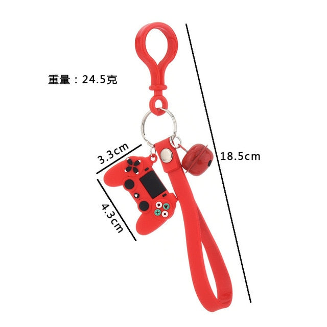 New creative personality simulation game keychain ring pendant