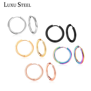 LUXUSTEEL Hoop Earrings Women