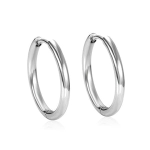 LUXUSTEEL Hoop Earrings Women