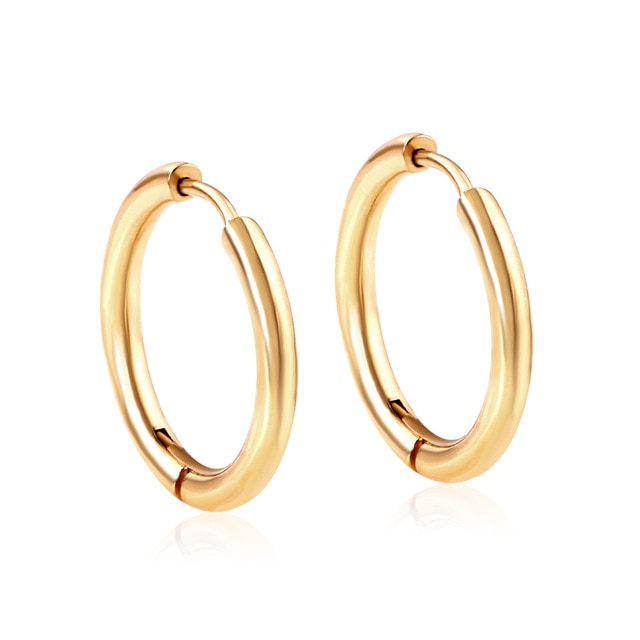 LUXUSTEEL Hoop Earrings Women