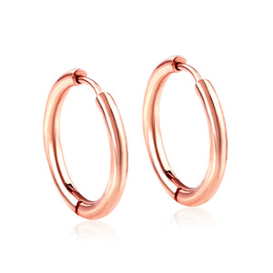 LUXUSTEEL Hoop Earrings Women