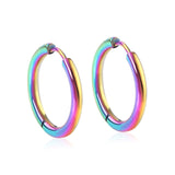 LUXUSTEEL Hoop Earrings Women