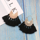 Bohemia Korean Big Tassel Earrings for Women