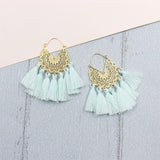 Bohemia Korean Big Tassel Earrings for Women