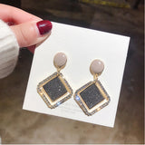 Chinese wind long tassel pendant Vintage Stud Earrings