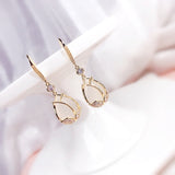 Chinese wind long tassel pendant Vintage Stud Earrings