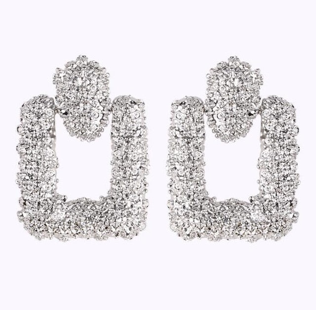 Women Earrings Girls Exaggerated Modern Fashion Drop