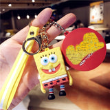 2020 Cute Creative Keychain Spongebob  Pendant