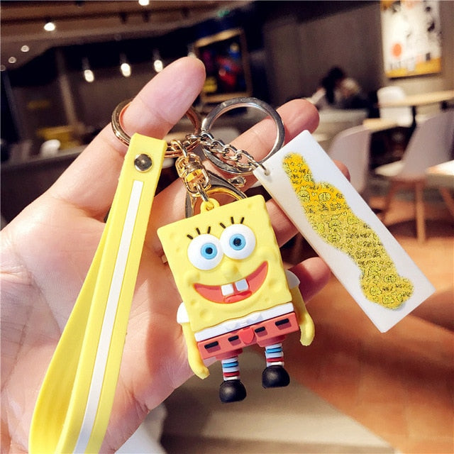 2020 Cute Creative Keychain Spongebob  Pendant