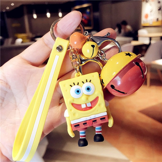 2020 Cute Creative Keychain Spongebob  Pendant