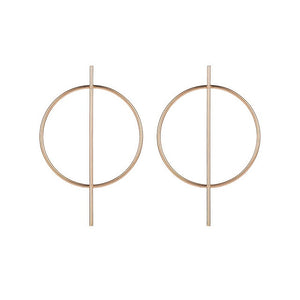 Fashion Statement Earrings 2020 Big Geometric Round Earrings For Women Hanging Dangle Earrings Drop Earing Modern Female Jewelry