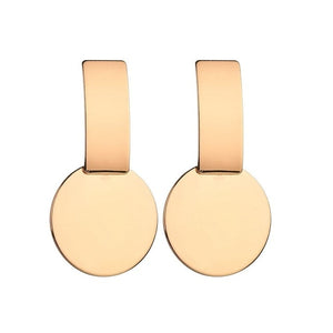 Fashion Statement Earrings 2020 Big Geometric Round Earrings For Women Hanging Dangle Earrings Drop Earing Modern Female Jewelry