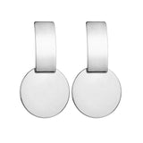 Fashion Statement Earrings 2020 Big Geometric Round Earrings For Women Hanging Dangle Earrings Drop Earing Modern Female Jewelry