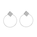 Fashion Statement Earrings 2020 Big Geometric Round Earrings For Women Hanging Dangle Earrings Drop Earing Modern Female Jewelry