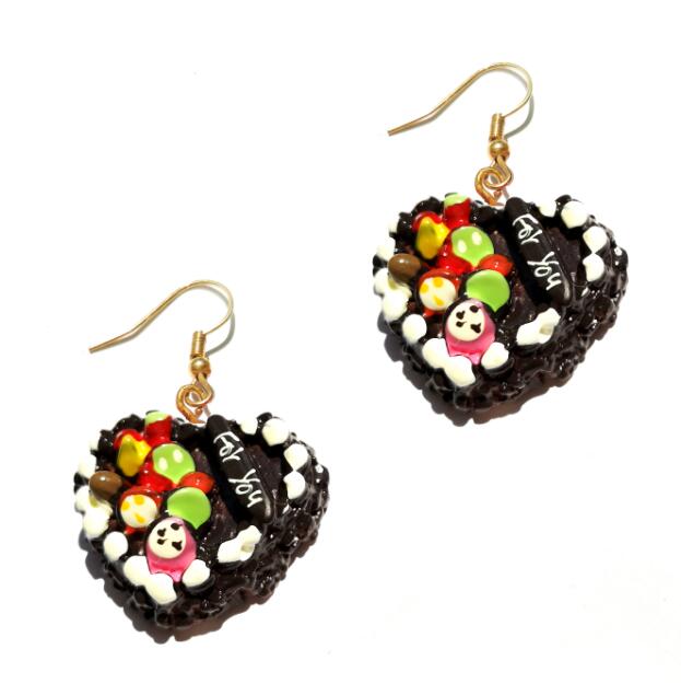 Earring For Women Resin Drop Custom Made Handmade Cute Girls