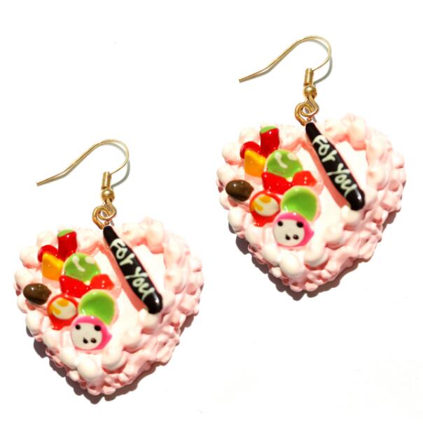 Earring For Women Resin Drop Custom Made Handmade Cute Girls