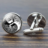 Life Suit Shirt Silver Cufflinks Accessories For Men