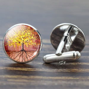 Life Suit Shirt Silver Cufflinks Accessories For Men