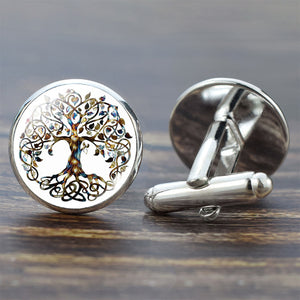 Life Suit Shirt Silver Cufflinks Accessories For Men