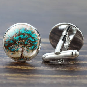 Life Suit Shirt Silver Cufflinks Accessories For Men