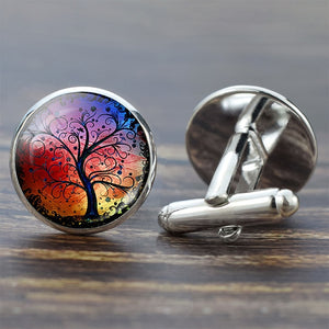 Life Suit Shirt Silver Cufflinks Accessories For Men