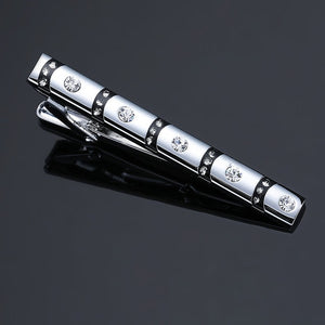 2020 New high quality enamel men's wedding tie clip