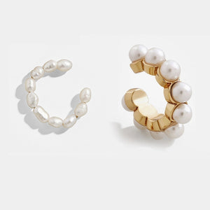 2020 New Fashion Pearl Small Earcuffs Clip Earrings for Women