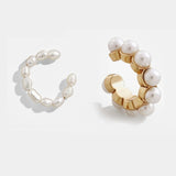 2020 New Fashion Pearl Small Earcuffs Clip Earrings for Women