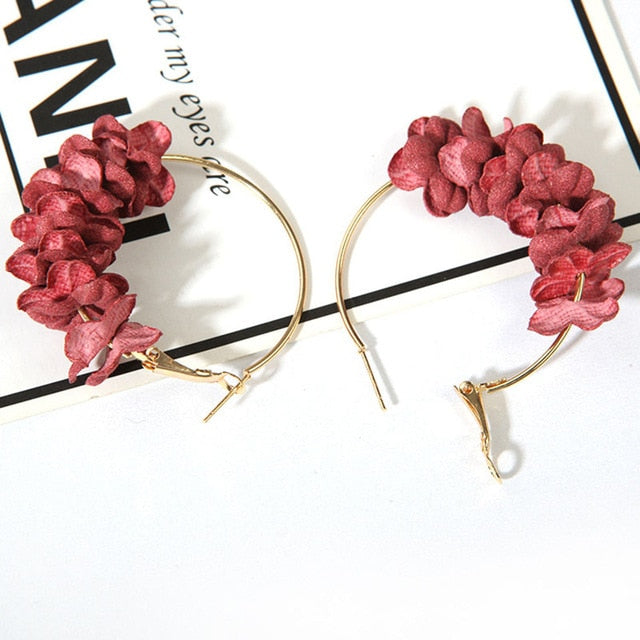 2020 New Handmade Flower  Earrings for Women