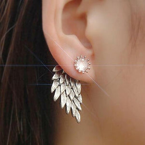 New Crystal Flower Drop Earrings for Women